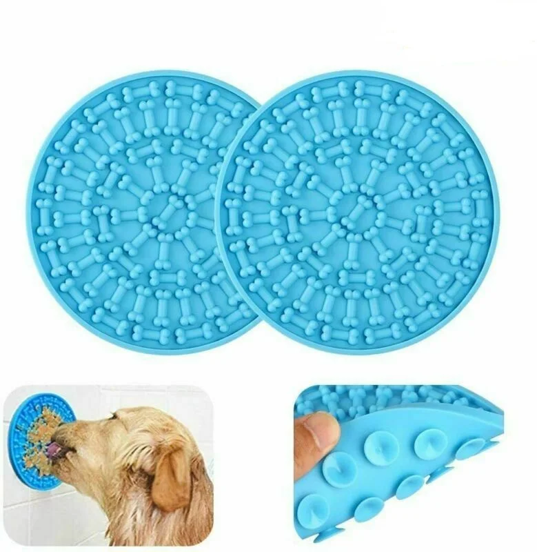 Dog Lick Pad Slow Feeder Lick Mat for Dogs Durable Silicone with Strong