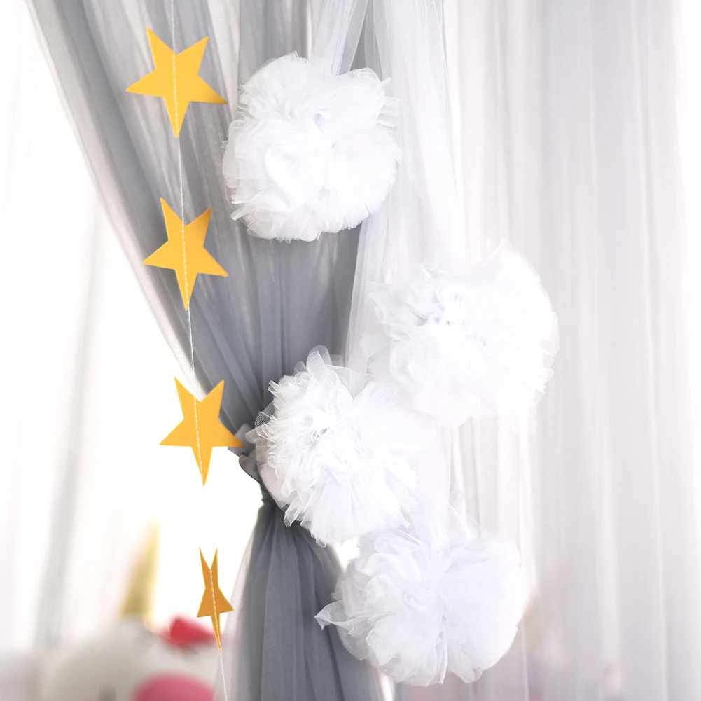 

Party Baby Room Carft Hang Decorations Mosquito Net Garland Ball Fashion Children Accessories Wedding Gift Home Ornament DIY