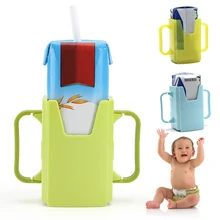 Porte gobelet en PP rétractable pour bébés, porte gobelet Portable, alimentation pour nourrissons, vaisselle de table, porte bouteille de lait pour tout petits, articles pour bébés