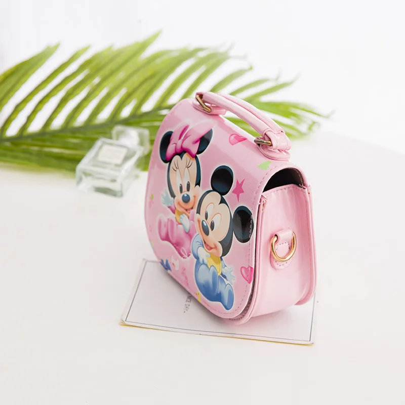 Disney милая девочка Микки Минни сумка на плечо PU дети мультфильм сумки для девочек