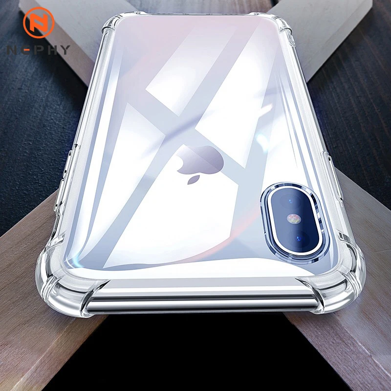 Супер противоударный мягкий силиконовый чехол для iPhone 12 11 Pro X XR XS MAX 6 S 6S 7 8 Plus 7Plus