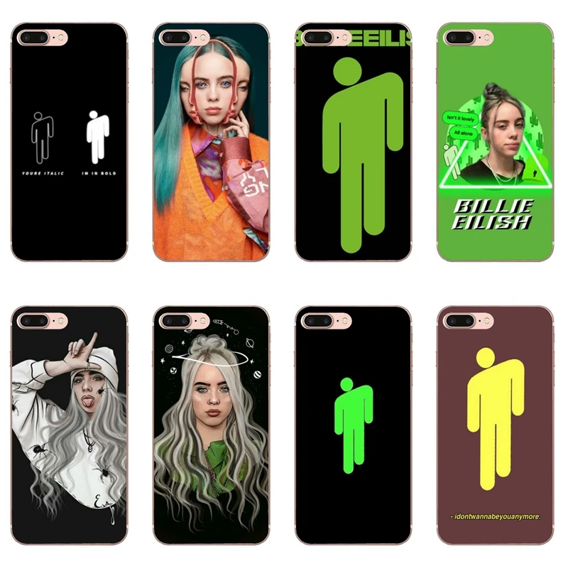 Billie eilish Радуга blohsh океана глаз для LG G5 G6 G7 Q6 Q7 Q8 Q9 V20 V30 X Мощность 2 3 K4 K8 K10 OnePlus; размер для детей 3-5 лет 6 Т-образной крышкой чехол