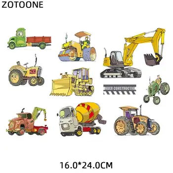 

ZOTOONE Car Style Heat Transfer for Clothes Sticker DIY Stranger Things Cute Stripe Iron on Patches for Clothing Applique I