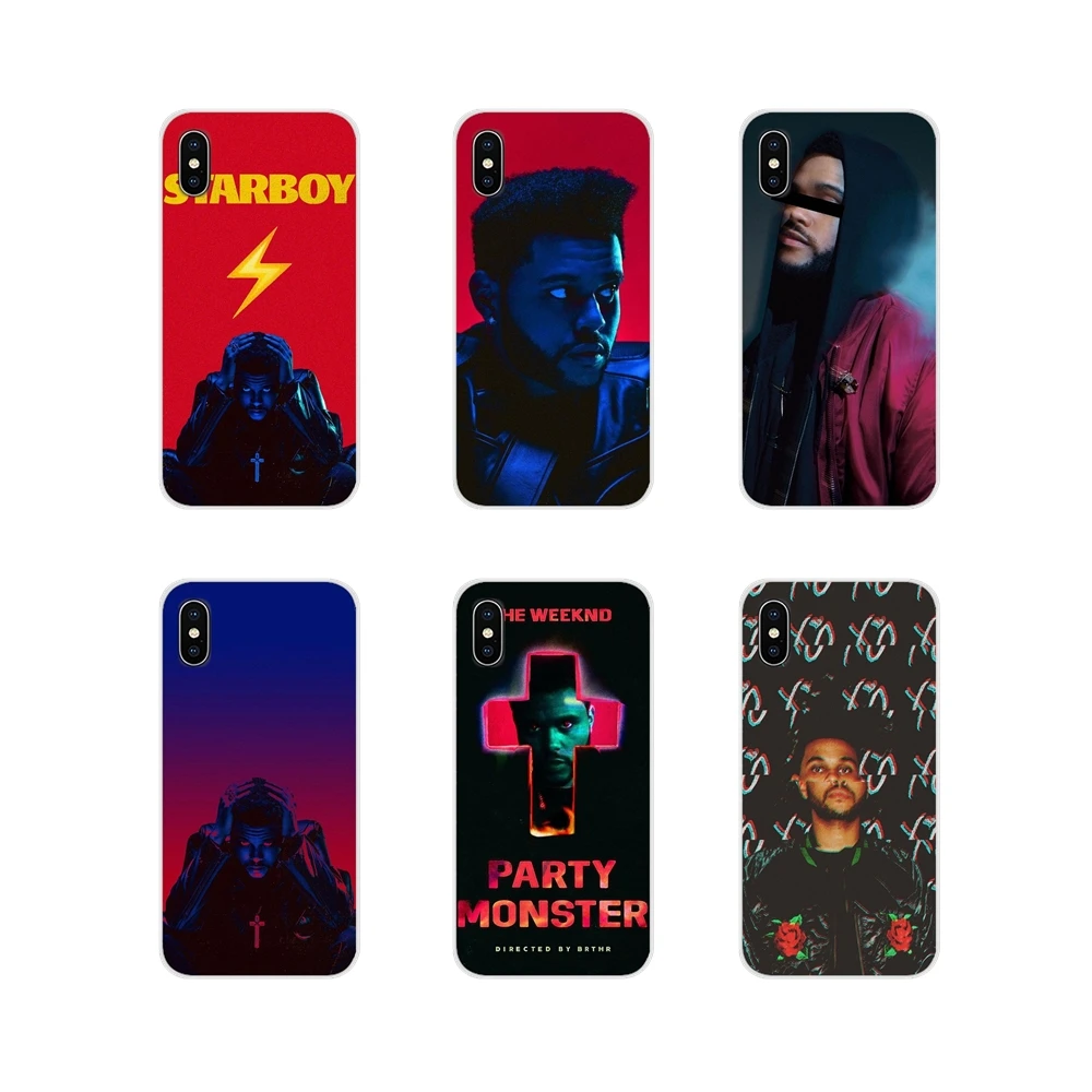 Мягкий прозрачный чехол для Samsung Galaxy A3 A5 A7 A9 A8 Star A6 Plus 2018 2015 2016 Weeknd starboy милый дизайн