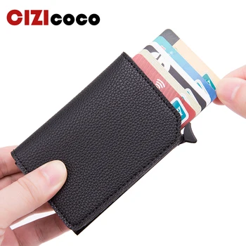 

New Style Credit Card Holder Fashion Card ID Holder Men And Women Anti RFID Protection Card Holder Multi-function Card Wallet