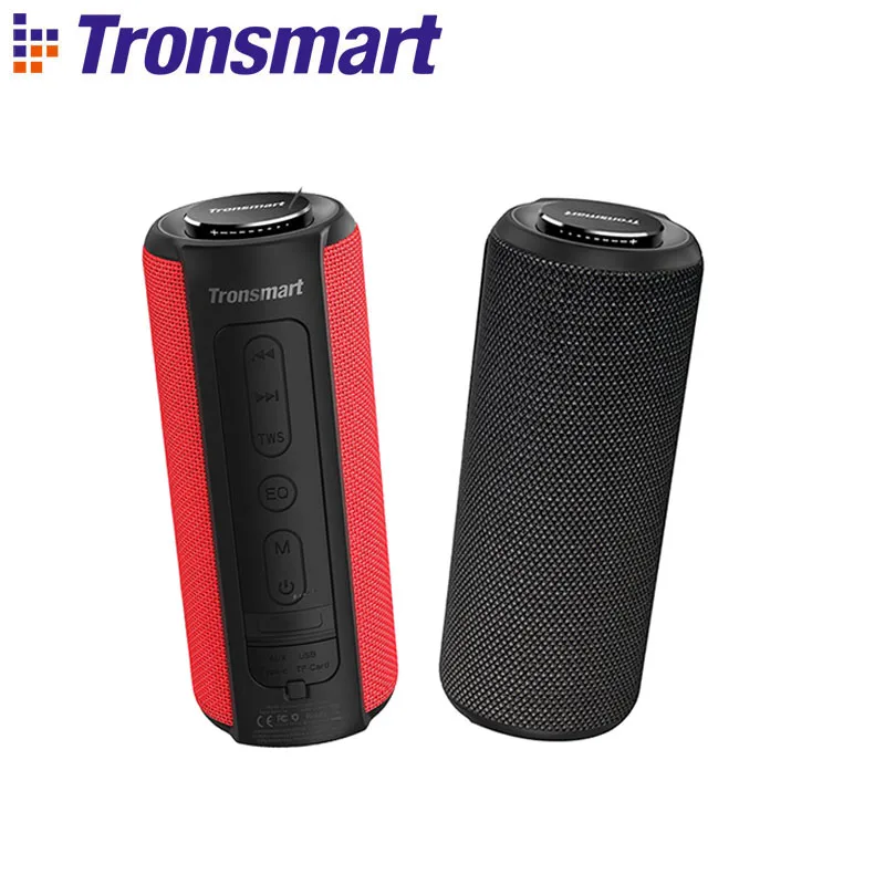 Беспроводная Bluetooth Колонка Tronsmart T6 Plus до 40 Вт водонепроницаемая IPX6 для IphoneX