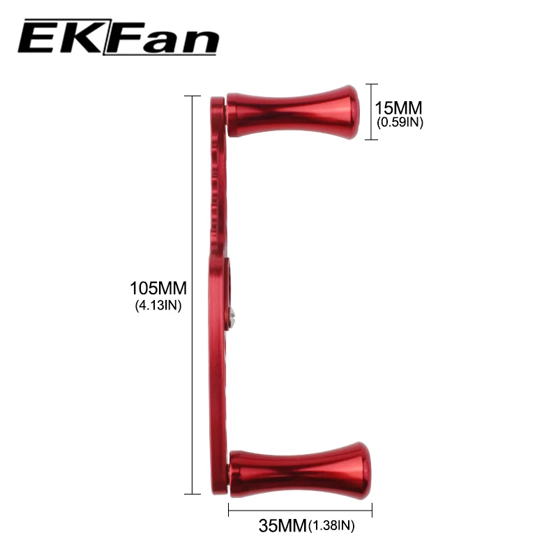 EKFan 105 мм 8*5 s образная рыболовная ручка с отверстием для забрасывания приманки и