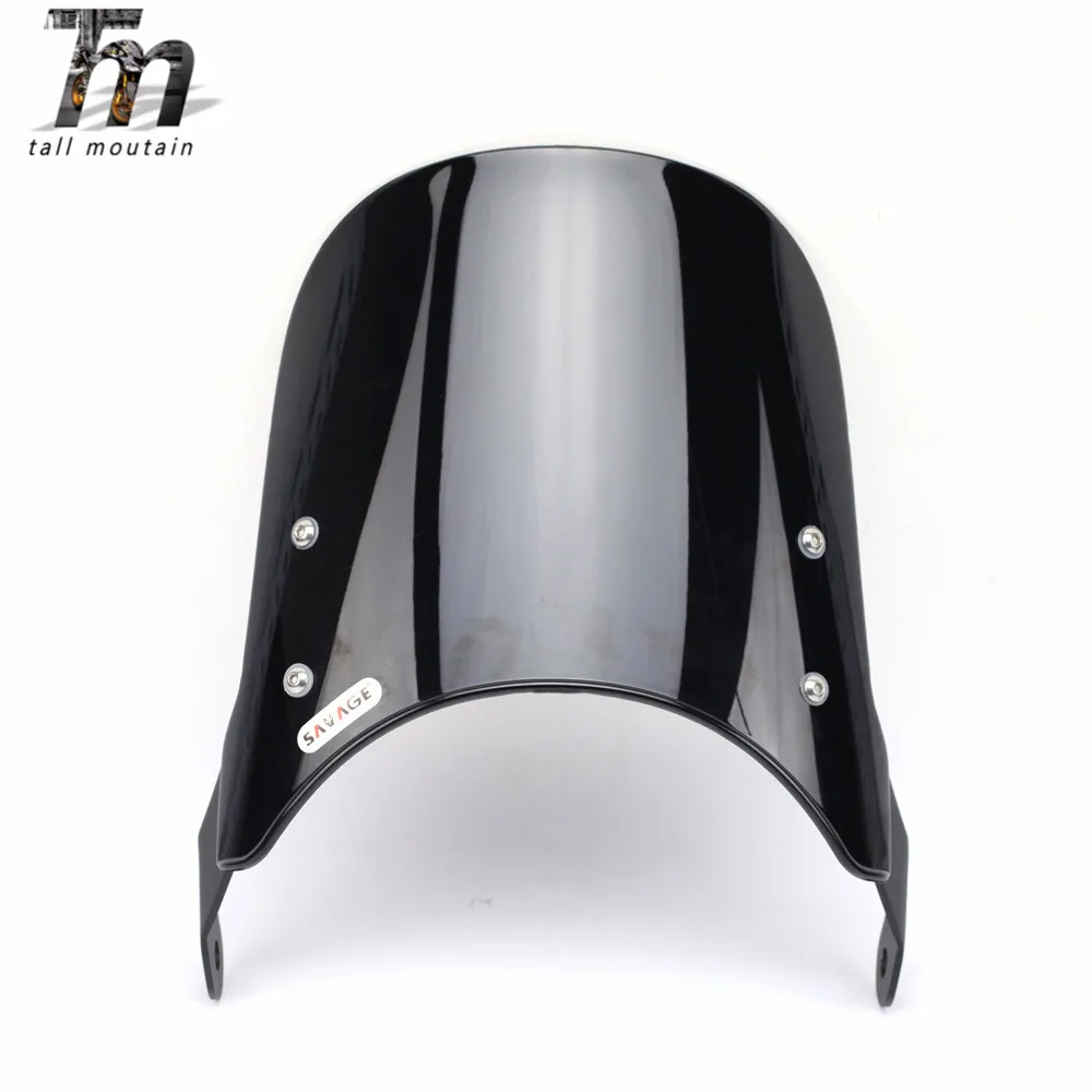 

Windshield Pare-brise For YAMAHA SR400 400 SR500 SRV250 SRX400 SRX600 SRX 600 400SR SRV Windscreen Motorcycle 7" Round Headlight