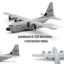 USA Lockheed C-130 Hercules 1/200 DIE CAST Aircraft plane Model Very Good Detail