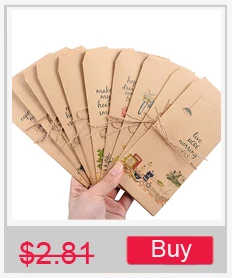20 шт./лот оберточная бумага в винтажном стиле конверт Kawaii Мини Ретро Европейский стиль конверт для карты Скрапбукинг подарок