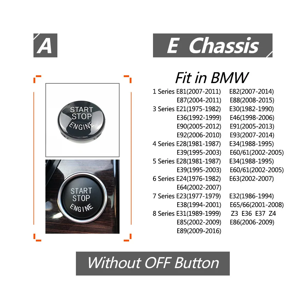 Автомобильный Кристалл Алмазный Кнопка запуска и остановки двигателя Замена крышки Переключатель аксессуары ключ для BMW X1 X5 X6 E71 Z4 E89 3 5 серии E90 E60