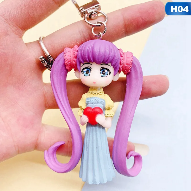 Подарки для девочек, японское аниме, фигурка девочки, кукла, игрушки, подвеска, мини-брелок луна Сейлор Мун, косплей