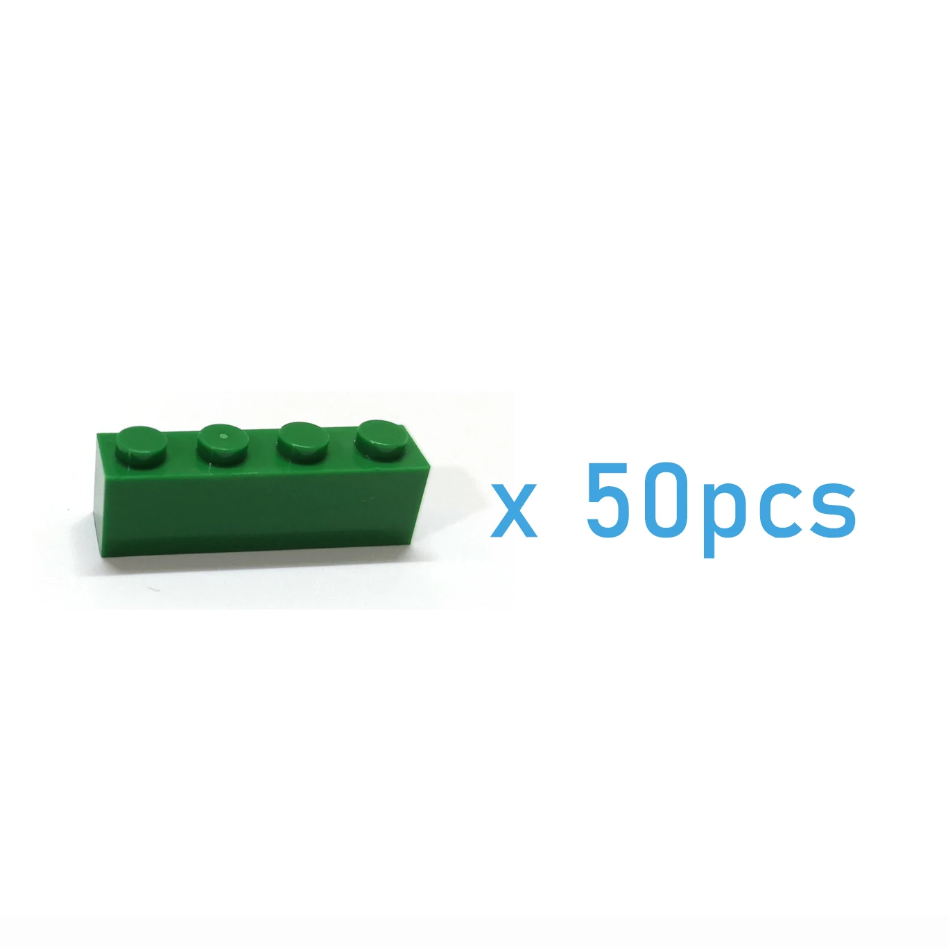 50 шт./лот DIY строительные блоки 1x4 точки 16 видов цветов сборка развивающие детские