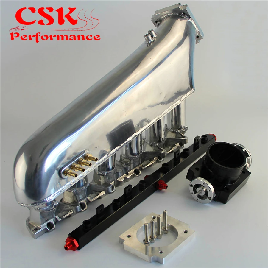 Intake Manifold w/Throttle body Fuel Rail Kit Fits For BMW E30 M20 320i