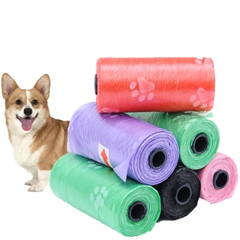 

10 Rolls/Pack Practical Dog Poop Bag Trash Garbage Bags For Cat Pets Waste Collection Bag Outdoor Cleaning Pet Supplies 6 Colors