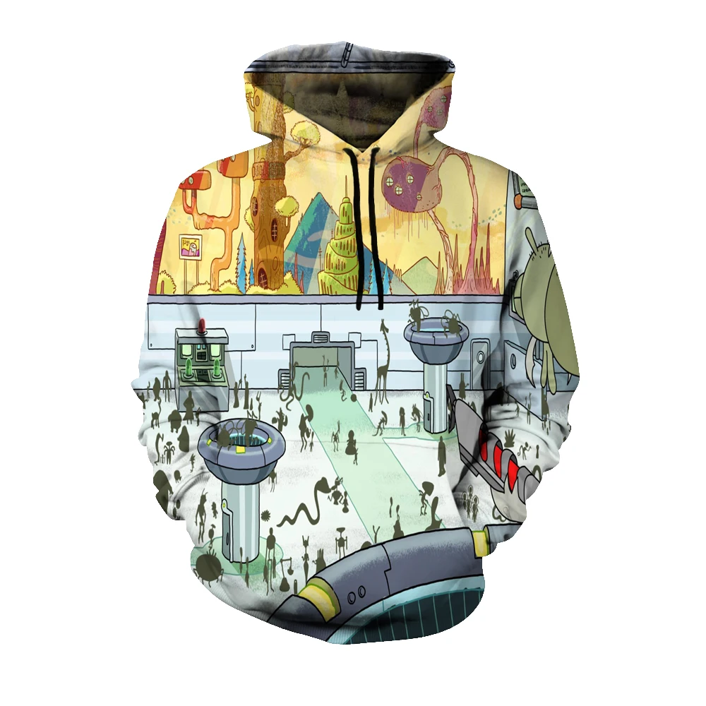 3d принт толстовка с изображением "Рик и Морти" Толстовка и Рик и Морти фигурки костюм косплей для женщин/мужчин свободный свитер куртка