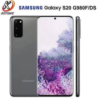 

Global Version Samsung Galaxy S20 G980F/DS 4G Mobile Phone 6.2" 8GB RAM 128GB ROM Octa Core 4000mAh 64MP 4Camera NFC Android10.0