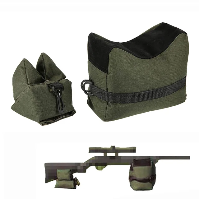 US $7.50 Tactical Sniper Shooting Gun Rest Bag Set Front & Rear Rifle Target Bench Unfilled Stand Support Sa