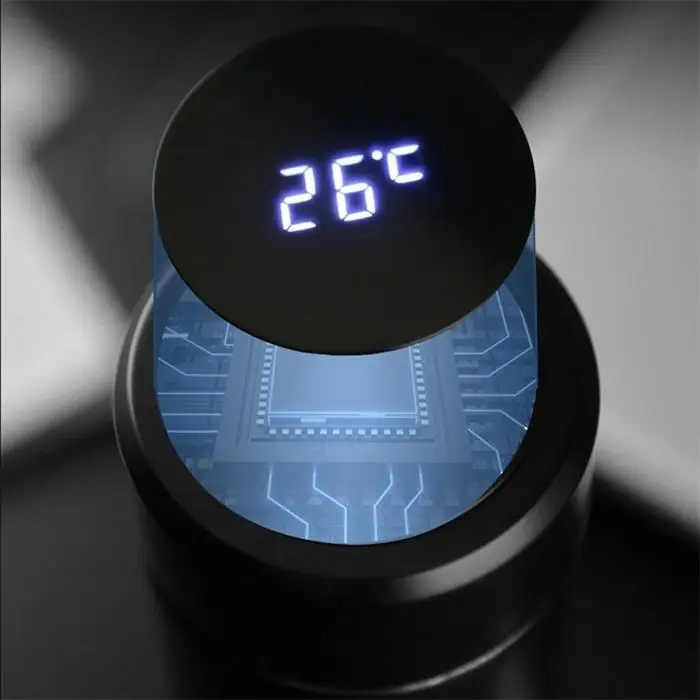 500ml Stainless Steel Thermal Vacuum Mug Temperature Display Touch Coffee Cup