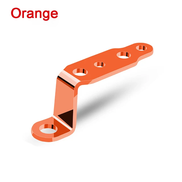 Motorcycle Rearview Mirror Modified Headlight Bracket Multi-functional LED Spotlight Electric Car Accessories Extension Brackets 1PC Orange