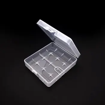 

Portable Plastic Storage Box Case Holder Safe And Dry Practical Durable Box For 4 X 18650 Battery