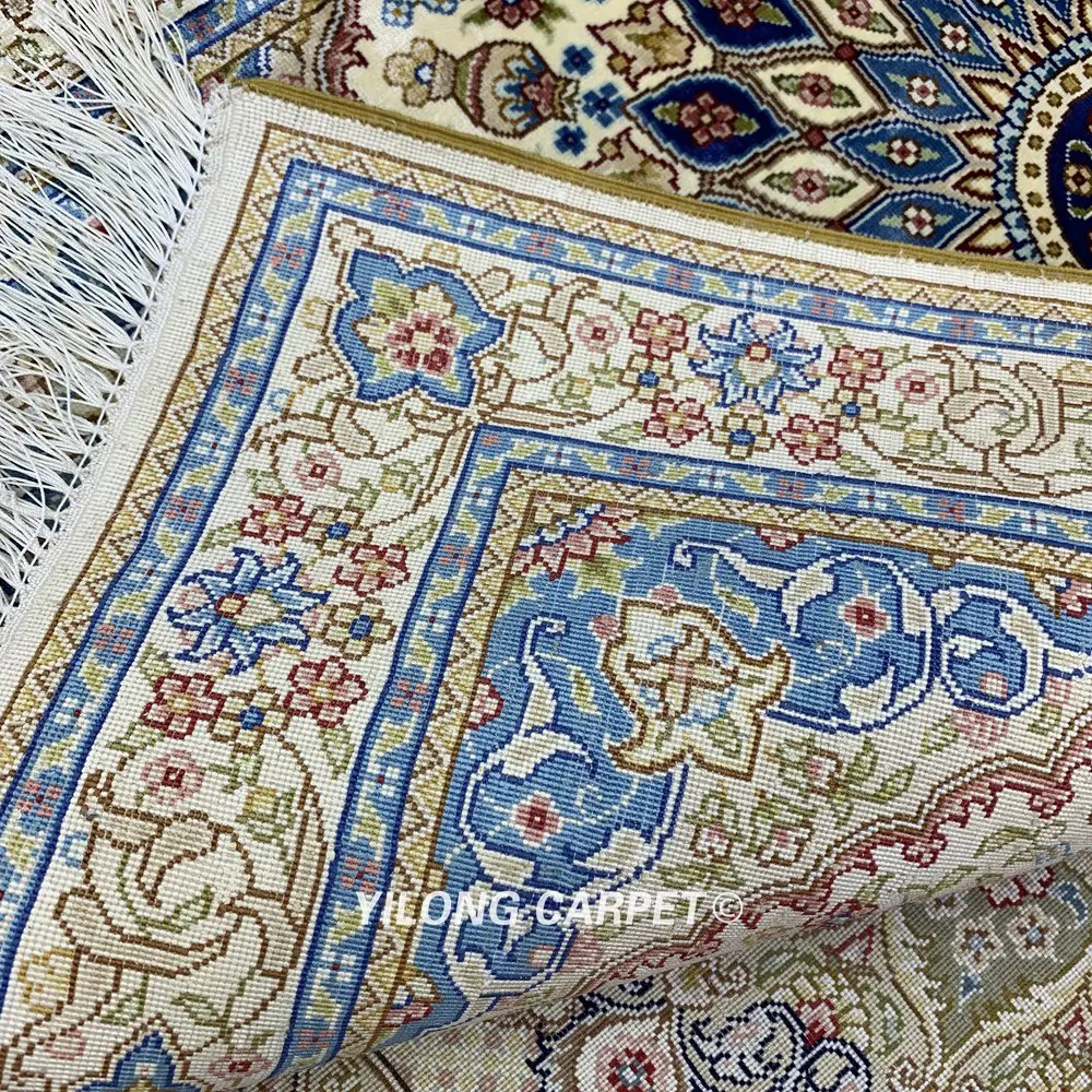 Yilong 2'x3' Hereke шелковый ковер ручной работы Изысканные турецкие ковры(ZQG358A