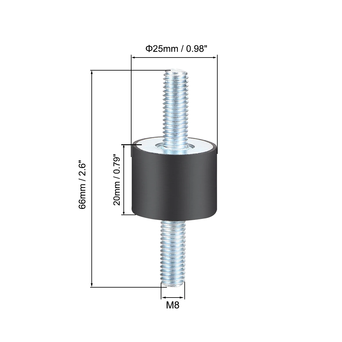 Uxcell Резиновый Гаситель Колебаний виброизолятор крепление с M8 M10 шпильки антивибрационный резиновый изолятор для фитнес-оборудования
