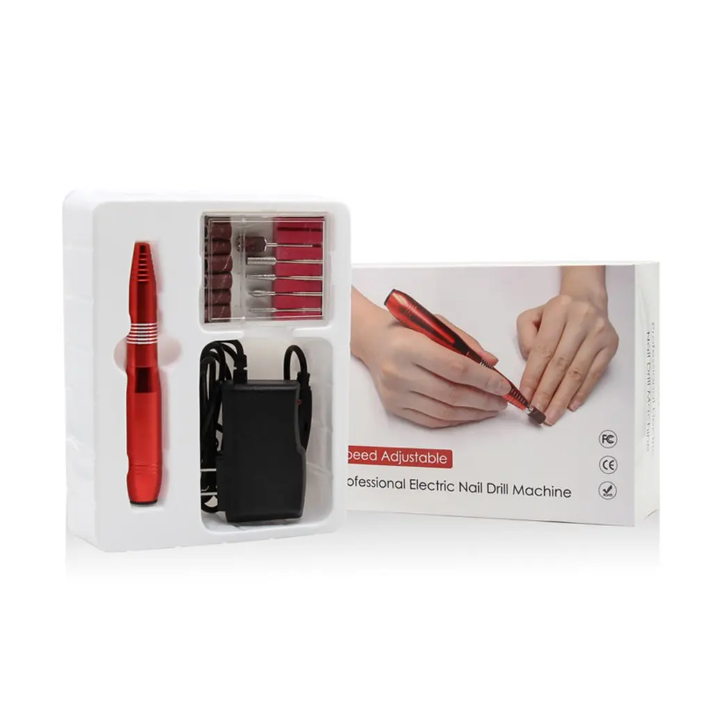 Nail Polishing Machine Electric Mini Portable Polishing Pen 20000 Rotary Type Exfoliating Unloading Polishing Machine