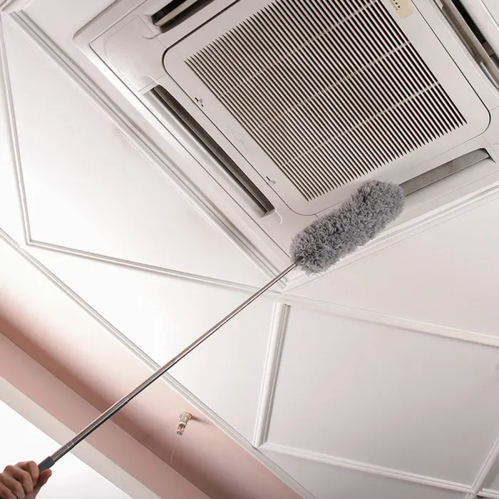 Микрофибра Fexible Head Duster с удлинительным стержнем для потолочных вентиляторов, очистка автомобиля P7Ding