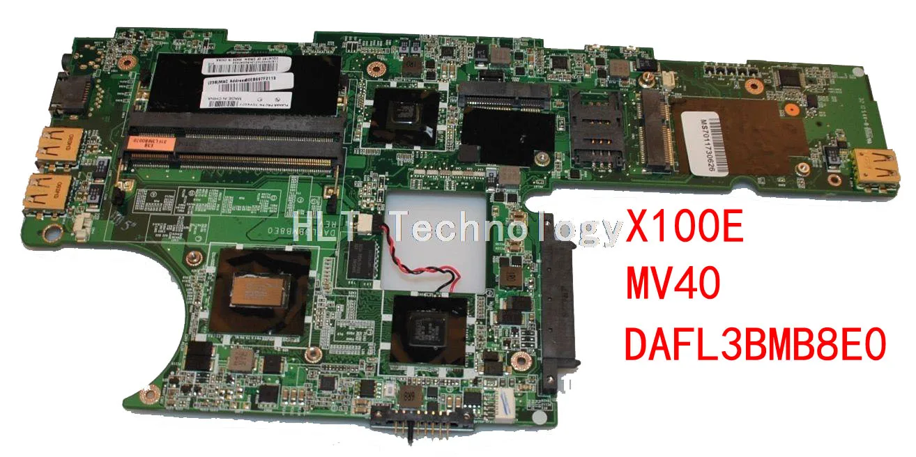 HOLYTIME материнская плата для ноутбука lenovo Thinkpad X100E DAFL3BMB8E0 REV: E MV40 cpu интегрированная