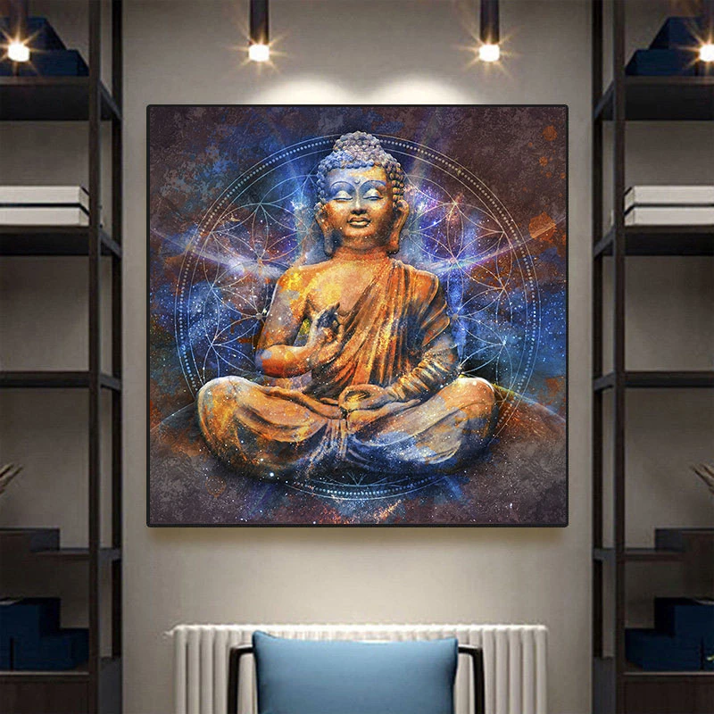 God Buddha Canvas Printing Wall Art 