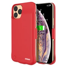 Для iPhone 11 Pro Max 6,5 дюймов 6200 мАч зарядное устройство чехол внешнее резервное зарядное устройство power Bank защитный чехол сумка Coque Fundas