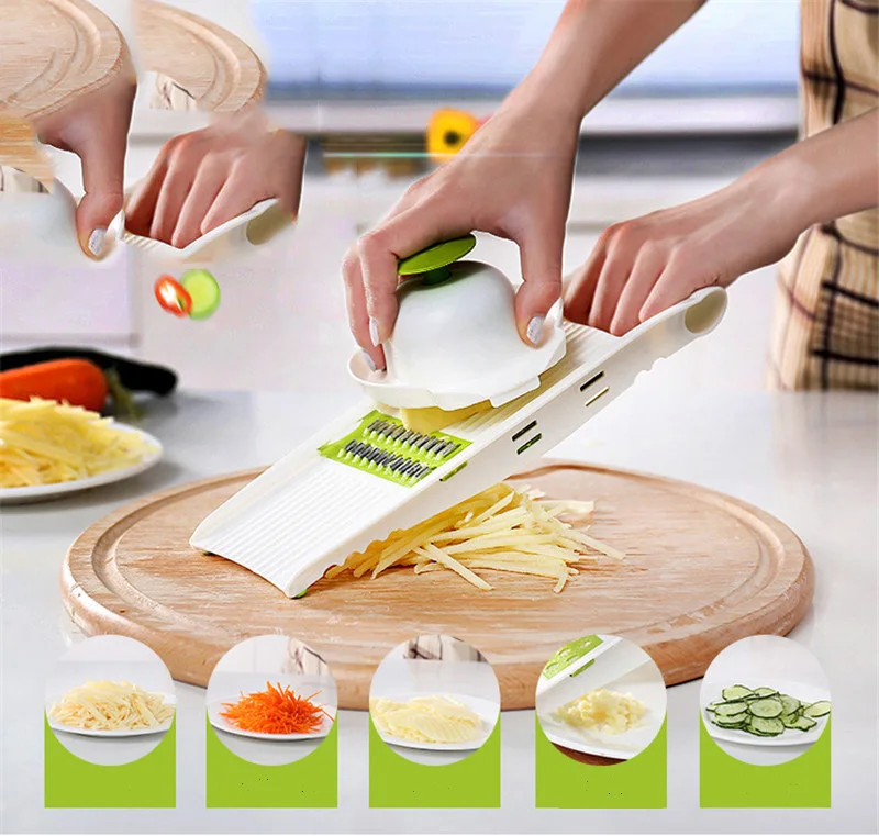 Кухонные аксессуары Vegetabl Терка с контейнером многофункциональный инструмент для фруктов измельчитель слайсер мандолин Овощечистка резак
