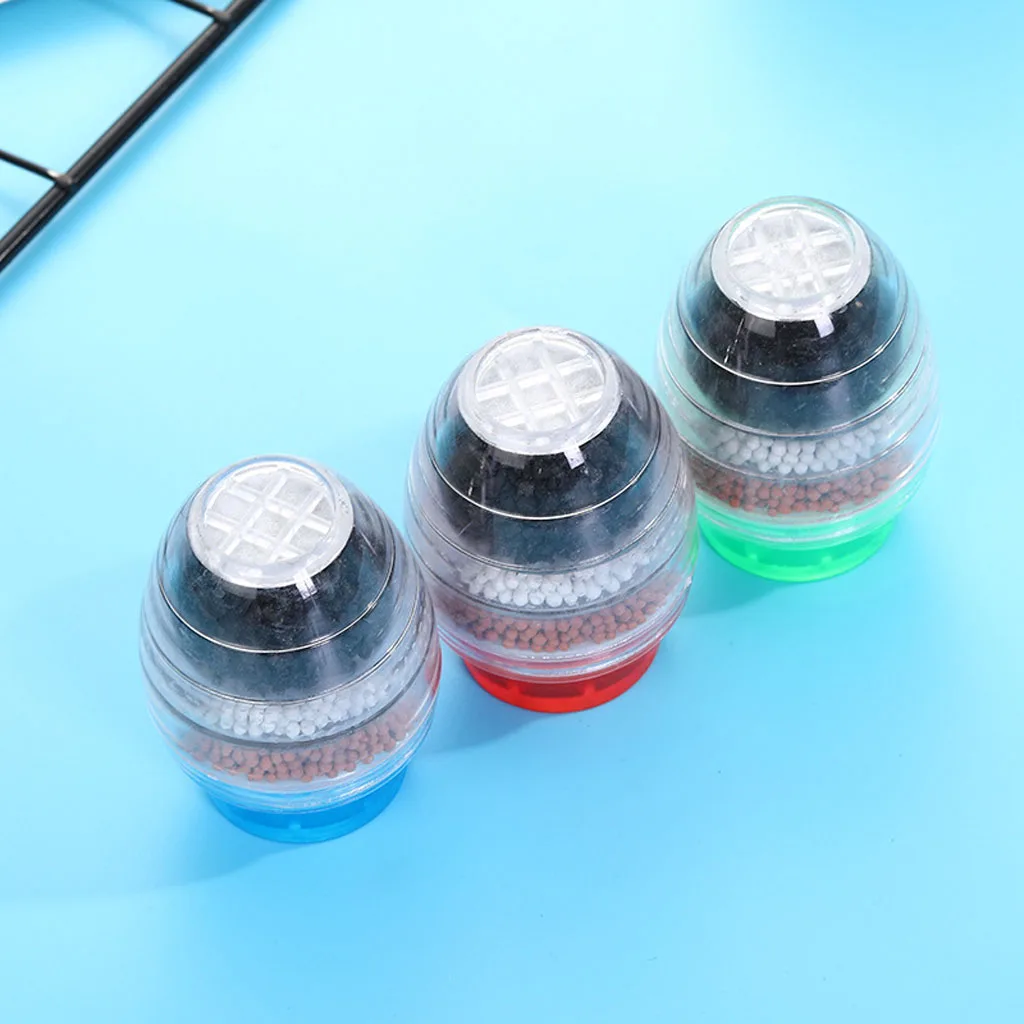 1Pc Mini Kitchen Carbon Faucet Tap Water Purifier Anti-Splash Water Saving Tap Nozzle Head Filter Water Clean Home Accessories