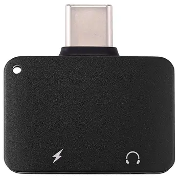 

Type-C 2-in-1 o converter type-c to 3.5mm headphone o integrated adapter