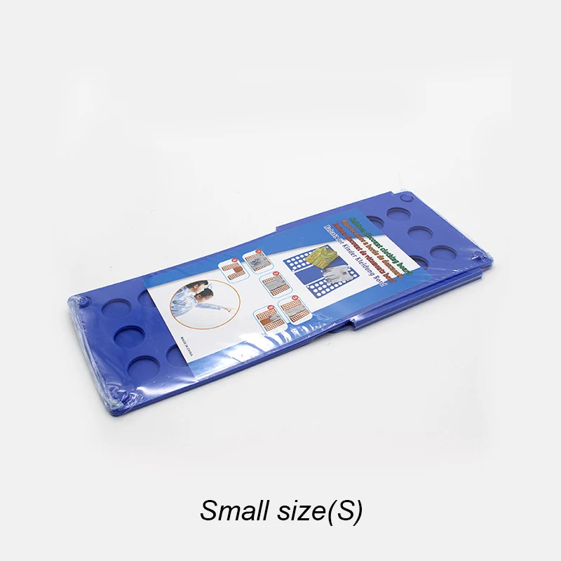 1pc blue S A642 Быстрая одежда складная доска качество для взрослых Волшебная Одежда Папка футболки джемпер одежда Бендер ребенок Прачечная футболка СИСТЕМА ОРГАНИЗАЦИИ - Цвет: 1pc blue S A642