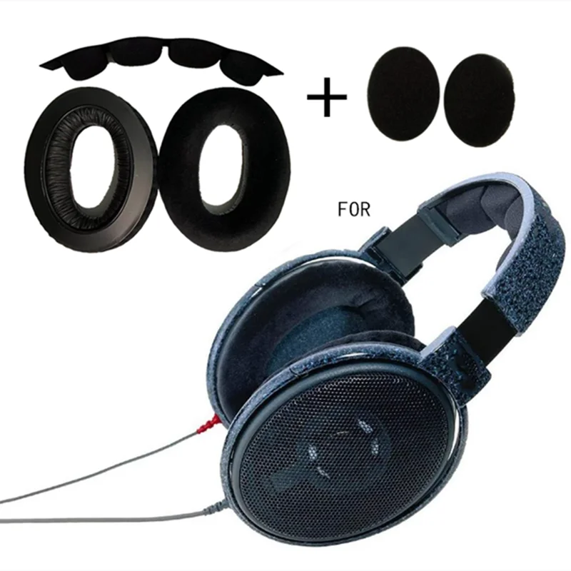 Replacement VELVET Ear Pads for SENNHEISER HD650 HD600 HD580 HD660 S HD565 HD545 Headphones And Headband Cushions Earpad SET