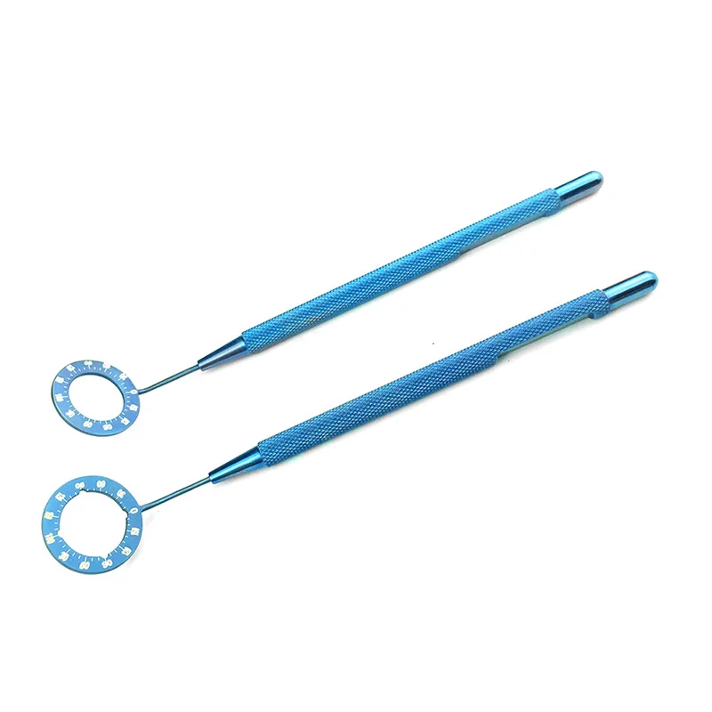 

1pcs Ophthalmic Mendez degree gauge Rings ophthalmic forceps eye tools