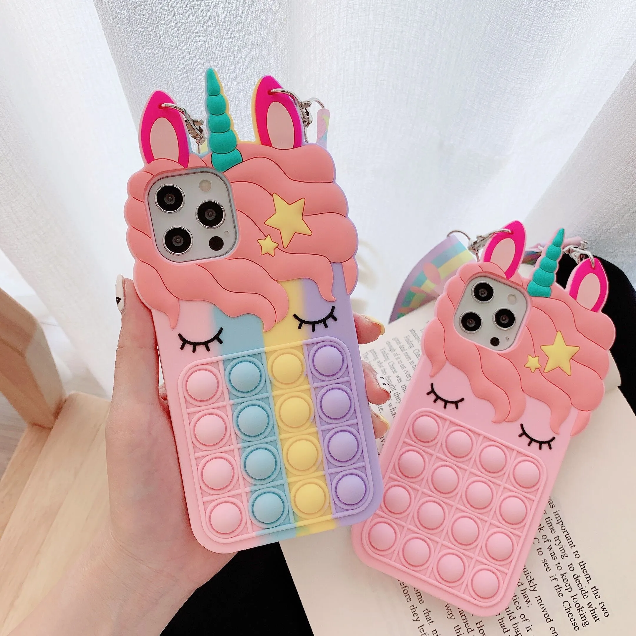 Unicorn Pop Fidget Phone Case