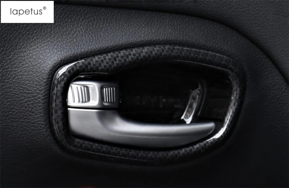 Аксессуары Lapetus подходят для Jeep Renegade- ABS внутренняя дверная ручка для двери автомобиля ручка для литья чаши Крышка Комплект отделка/ABS