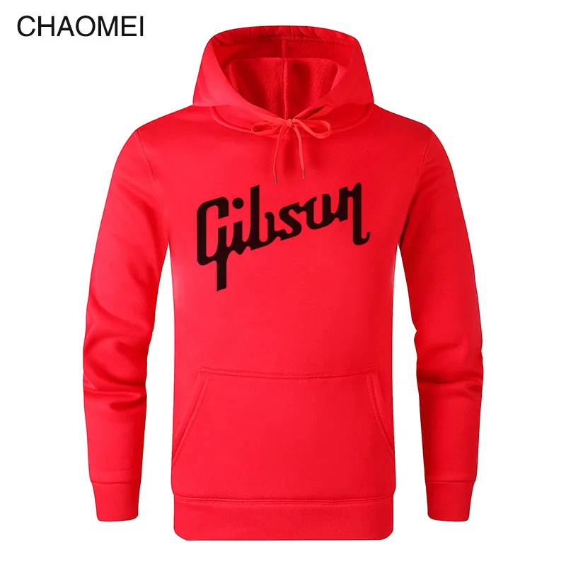 Толстовки Gibson Для мужчин Для женщин зимняя куртка Повседневное флис Gibson печать Лэс свитшоты Paul пуловер с капюшоном худи C36 - Цвет: 5