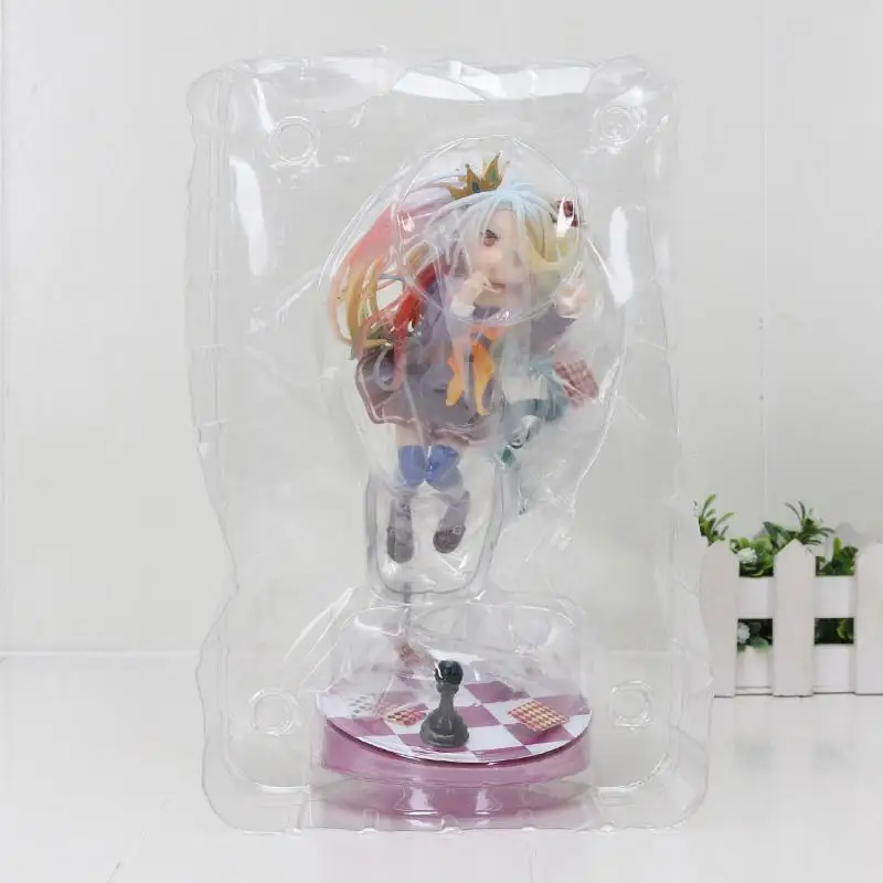 No Game No Life Shiro 1/8 Масштаб ПВХ фигурка Модель Коллекция игрушек Детский подарок Аниме игра жизни - Цвет: no box
