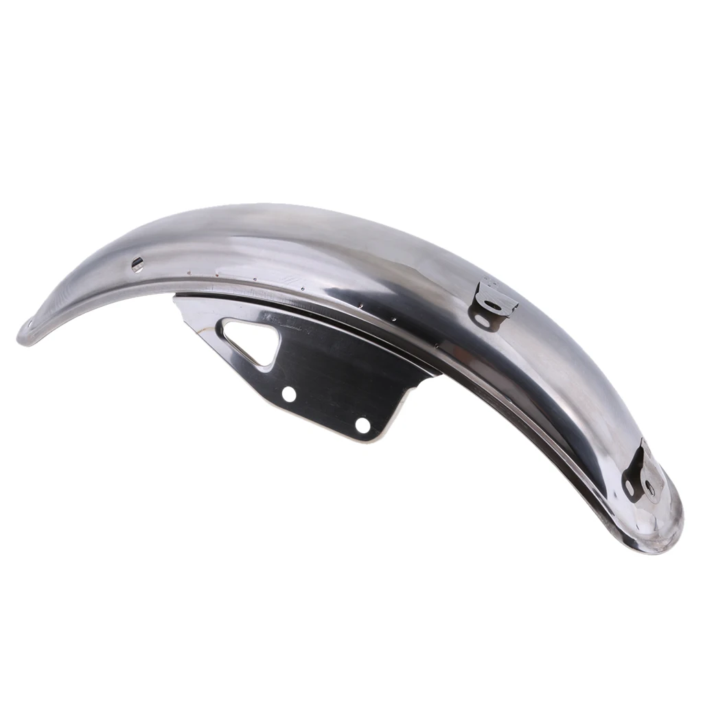 53cm Stainless Steel Front  Mudguard Direct Replacement Motorcycle Front Fender Cover For Honda CG125