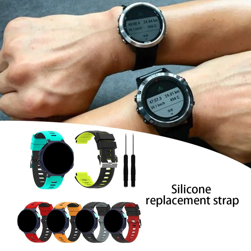 Для Garmin Forerunner часы силиконовый сменный ремешок для часов на открытом воздухе спортивный ремешок для часов Запасные части для ремонта