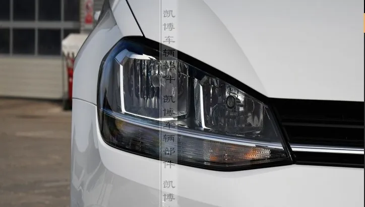 Golf 7,5 большой оттенок 18-19 для Volkswagen высокое 7 поколение полуфар Прозрачный большой корпус лампы маска на фару