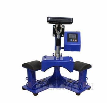 

Hot Cap Machine Double Station Shake His Head Hot Stamping Machine Peaked Cap Cap Baking Machine Multifunction Pressing Machine