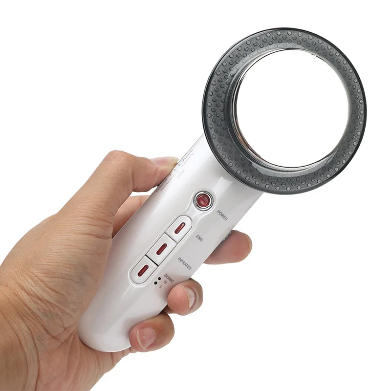 Звуковой Массажер для сжигания жира инфракрасное устройство для подтяжки кожи EMS ультразвуковая машина для похудения Антицеллюлитный терапевтический инструмент