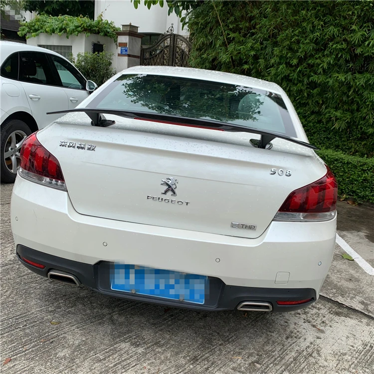 Для peugeot 408 спойлер 2011- peugeot 508 308 спойлер TF RUIYI ABS пластик Материал заднее крыло автомобиля Цвет задний спойлер