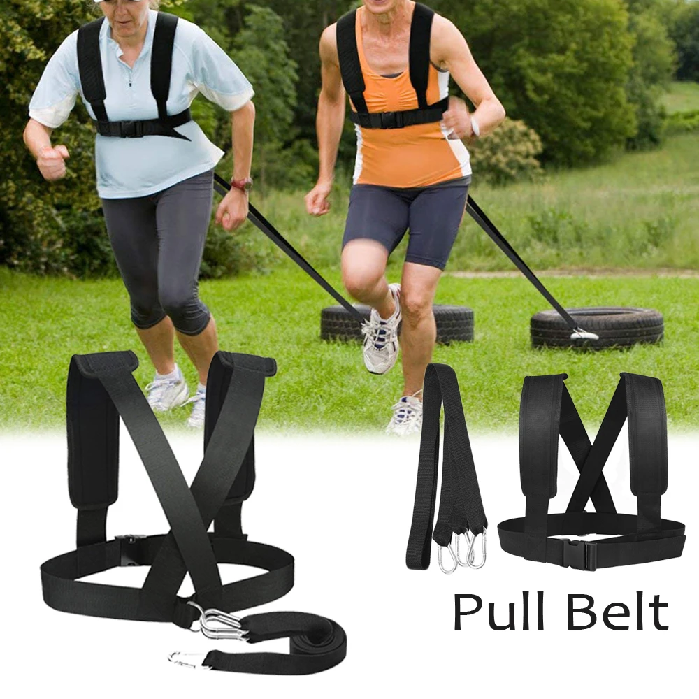 Details about   Strength Training Sled Shoulder Harness Durable Tire Pulling Weight Bearing Vest 