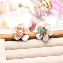 Семь девушек, ручная работа, креативный цветок, Элегантная Брошь, натуральный пресноводный барочный жемчуг, брошь для женщин, брошь для вечеринки, хорошее ювелирное изделие